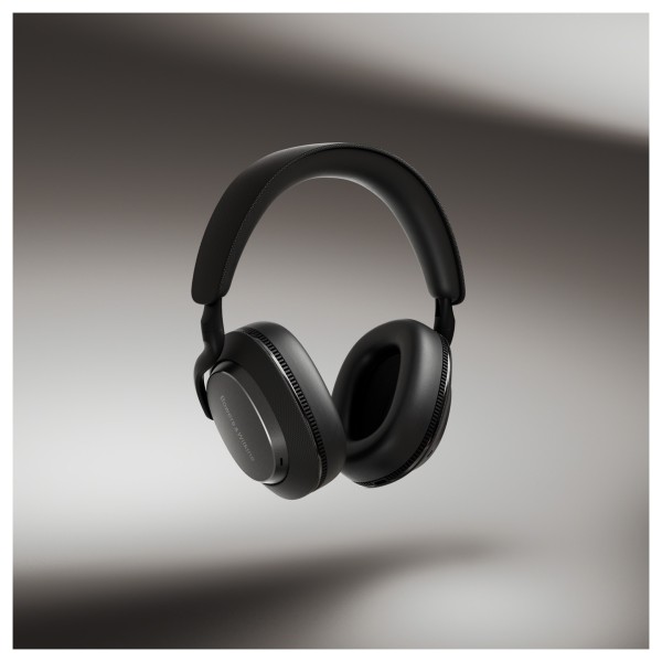 Bowers & Wilkins Px7 S3 Wireless Headphones, Anthracite Black - Beauty image, angled