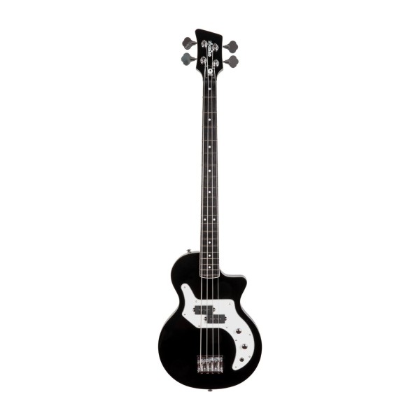 Orange O-Bass, White Scratchplate, Black - Front