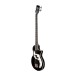 Orange O-Bass, White Scratchplate, Black - Angled