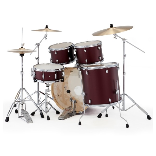 Pearl Export 22'' Rock Drum Kit, Satin Scarlet