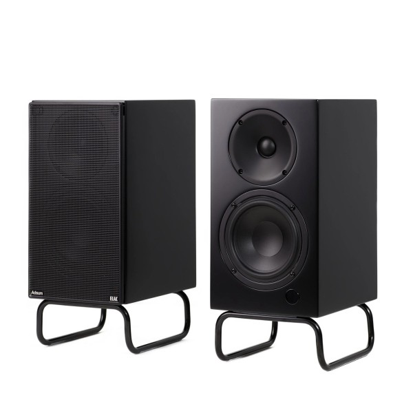 ELAC Designer Series Debut ConneX Adsum Active Bookshelf Speakers (Pair), Black main angle 