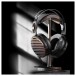 FiiO FT7 Flagship Open Back Planar Over Ear Headphones - Lifestyle Image, on headphone stand