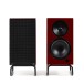 ELAC Designer Series Debut ConneX Adsum Active Bookshelf Speakers (Pair), Burgundy - sq one grille 