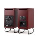 ELAC Designer Series Debut ConneX Adsum Active Bookshelf Speakers (Pair), Burgundy rear 