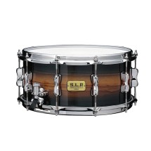 Tama SLP 14 x 6.5'' Hybrid Bubinga & Maple Snare Drum, Zebrawood Outer Ply