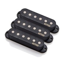 EMG Maverick 5 Single Coil Pickup Set, Black