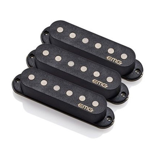 EMG Maverick 5 Single Coil Pickup Set, Black