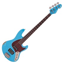 Sandberg California TM 4-String, Hardcore Aged Marley Blue