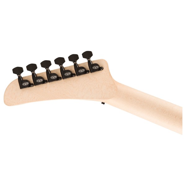 EVH Limited Edition Star T.O.M, Ebony Fingerboard, Stealth Black - headstock back 