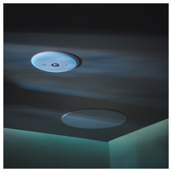 Q Acoustics E300A Voice Controlled Installed Hi-Fi Amplifier - blue ceiling