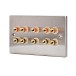 Fisual Speaker Wall Plate 5.0 Stainless Steel