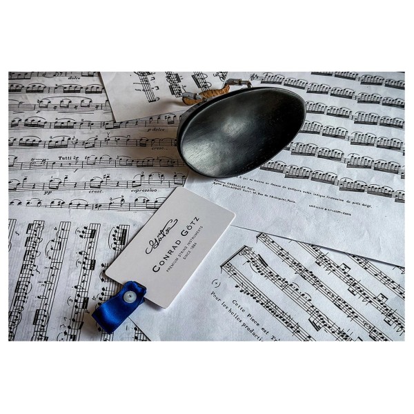 Goetz New Flesch Style Violin Chinrest - Lifestyle