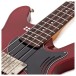 Sandberg Florence 4-String, Soft Aged Ruby Red - pickguard 