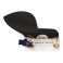 Goetz Guarneri Style Violin Chinrest, Ebony, Gold Hill Screw