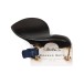 Goetz Stradivari Style Violin Chinrest, Ebony, Gold Hill Screws