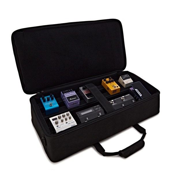 G4M Pedalboard with Integrated Power Supply and Carry Case, Large