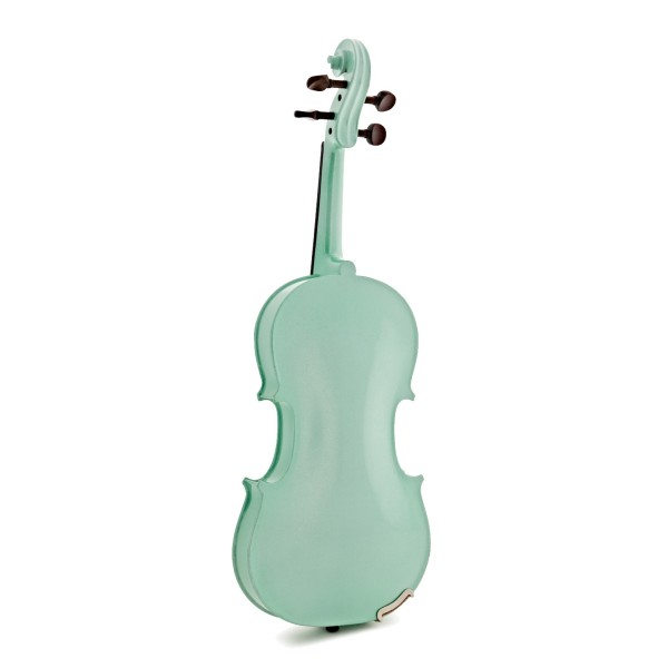 Stentor Harlequin Violin Outfit, Emerald Green, 1/2 - Back
