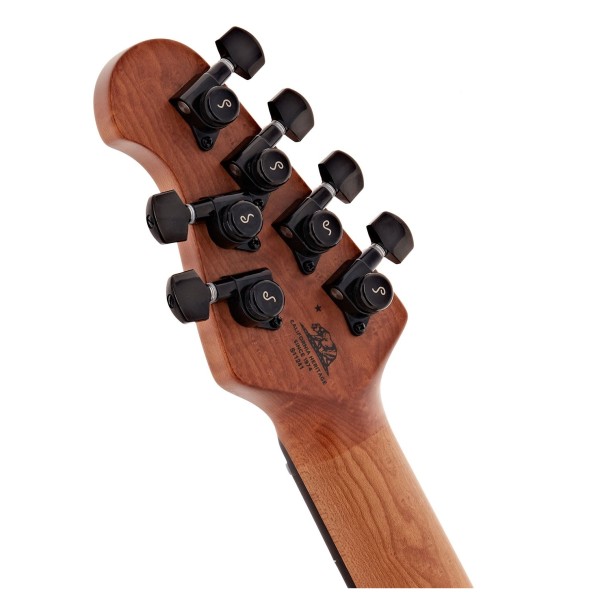 Music Man Rabea Massaad Sabre, Vileblood Burst - headstock 