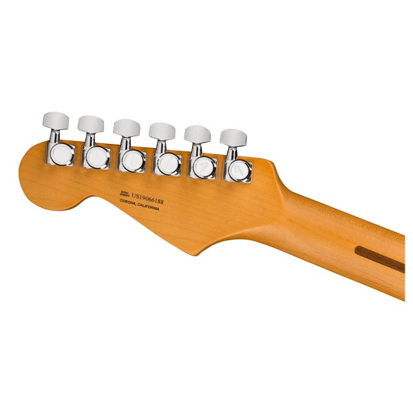 Fender American Ultra Stratocaster MN, Texas Tea - headstock back