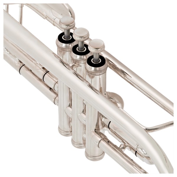 B&S Challenger II Professional Trumpet, 37" Bell, Silver