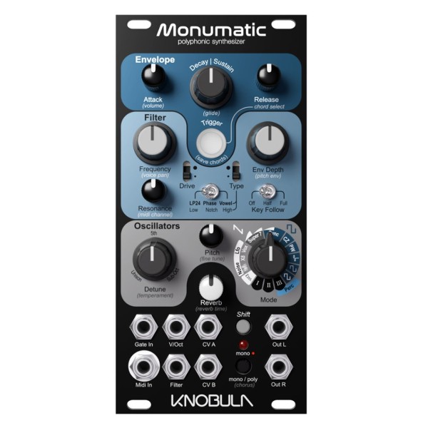 Knobula Monumatic Polysynth - Front