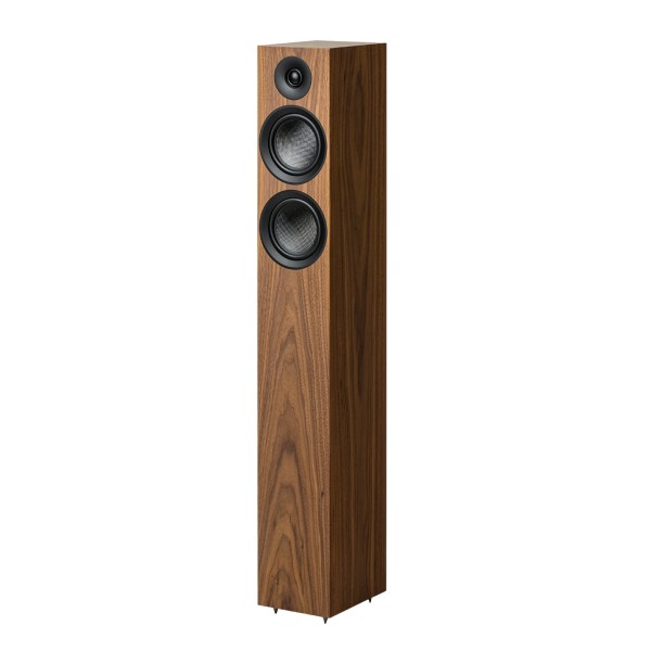 Pro-Ject Speaker Box 12 E Carbon Floorstanding Speakers (pair), Walnut - front 