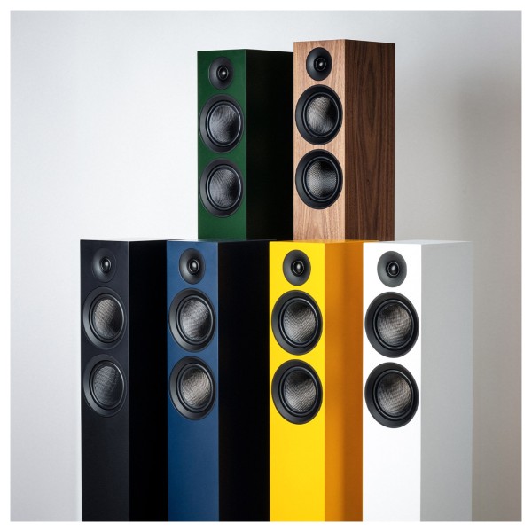 Pro-Ject Speaker Box 12 E Carbon Floorstanding Speakers (pair), Walnut - group shot 