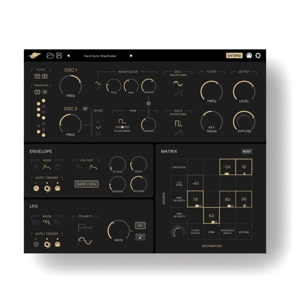 Seashell Semi-Modular Synthesizer - Software