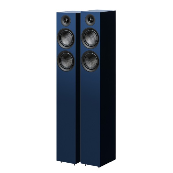 Pro-Ject Speaker Box 12 E Carbon Floorstanding Speakers (pair), Satin Steel Blue - pair 