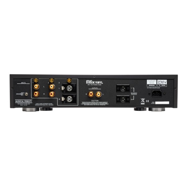 Musical Fidelity M6X Vinyl Phono Stage, Black - Reverse