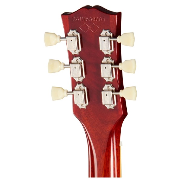 Epiphone 1959 Les Paul Standard Reissue Left Handed, Deep Cherry Sunburst - headstock back 