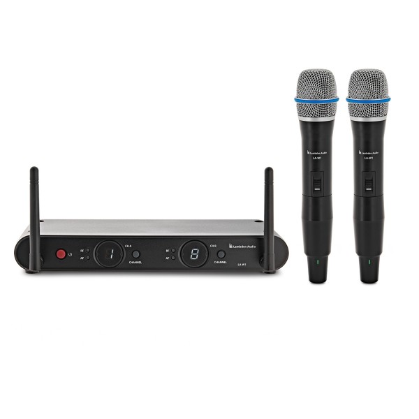 LA-W1HHD UHF Dual Wireless Handheld Microphone System