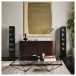 KEF R11 Meta Floostanding Speakers (Pair), Black Gloss - lifestyle