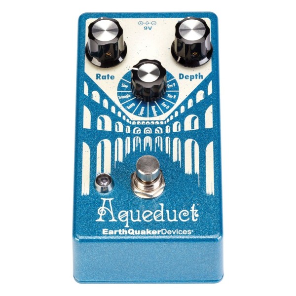 Earthquaker Devices Aqueduct Vibrato - bottom angle 