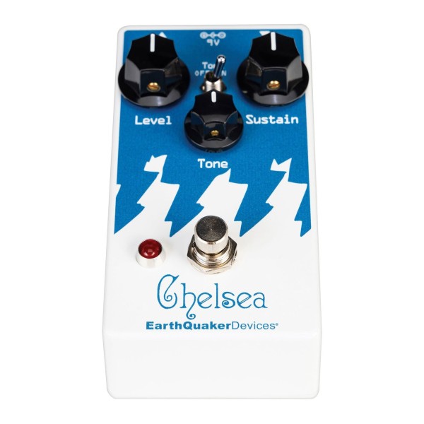 EarthQuaker Chelsea Low End Fuzz Driver Pedal - bottom angle  