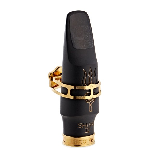 Theo Wanne Shiva 4 Alto Saxophone Mouthpiece, Hard Rubber, 7- Angle
