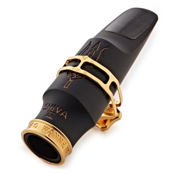Theo Wanne Shiva 4 Alto Saxophone Mouthpiece, Hard Rubber, 6