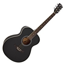 Student Acoustic Guitar by Gear4music, Black - Nearly New