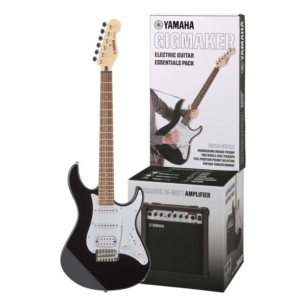 Yamaha EG112GP II Gigmaker Guitar Pack, Black - front