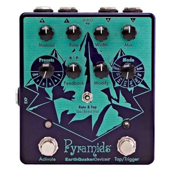 EarthQuaker Devices Pyramids Stereo Flanger - front