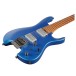 Ibanez Q52 Q Series Headless Guitar, Laser Blue Matte body