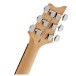 PRS SE CE24 Limited Edition Black Gold Burst Flame Top - headstock back 