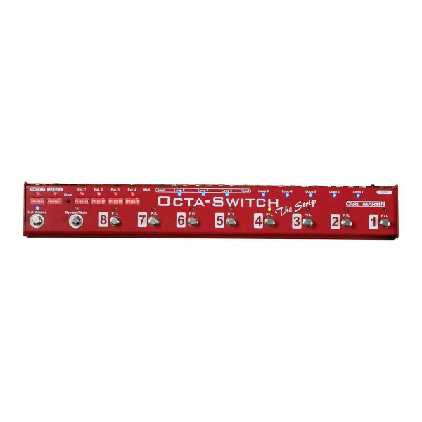 Carl Martin Octaswitch Strip Effects Switcher Front