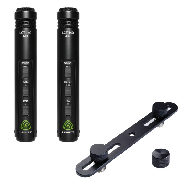 Lewitt LCT 140 Matched Pair With Stereo Bar - Bundle
