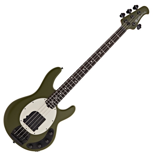 Music Man Tim Commerford StingRay Bass Active, Xavier Green - front