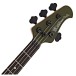 Music Man Tim Commerford StingRay Bass Active, Xavier Green - headstock 