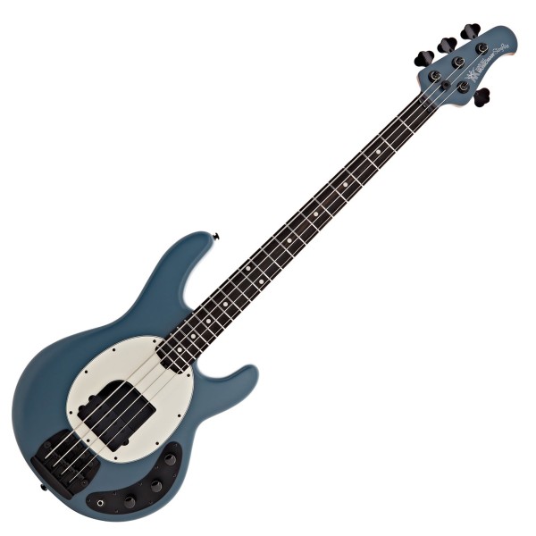 Music Man Tim Commerford StingRay Bass Passive, Quentin Blue - front