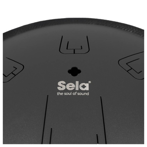 Sela Melody Tongue Drum 14" D Kurd, Black
