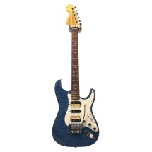 Fender Made in Japan Michiya Haruhata Stratocaster Caribbean Blue Trans Guitar - Secondhand