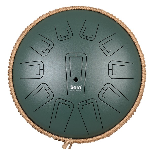Sela Unity Tongue Drum 13" C Major, Green
